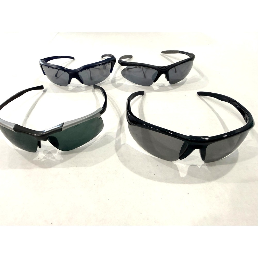 4 Pair Mens Sunglasses Bundle Mixed Brands